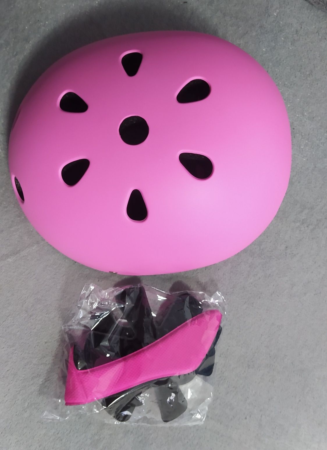 Kask rowerowy dla dziewczynki Różowy