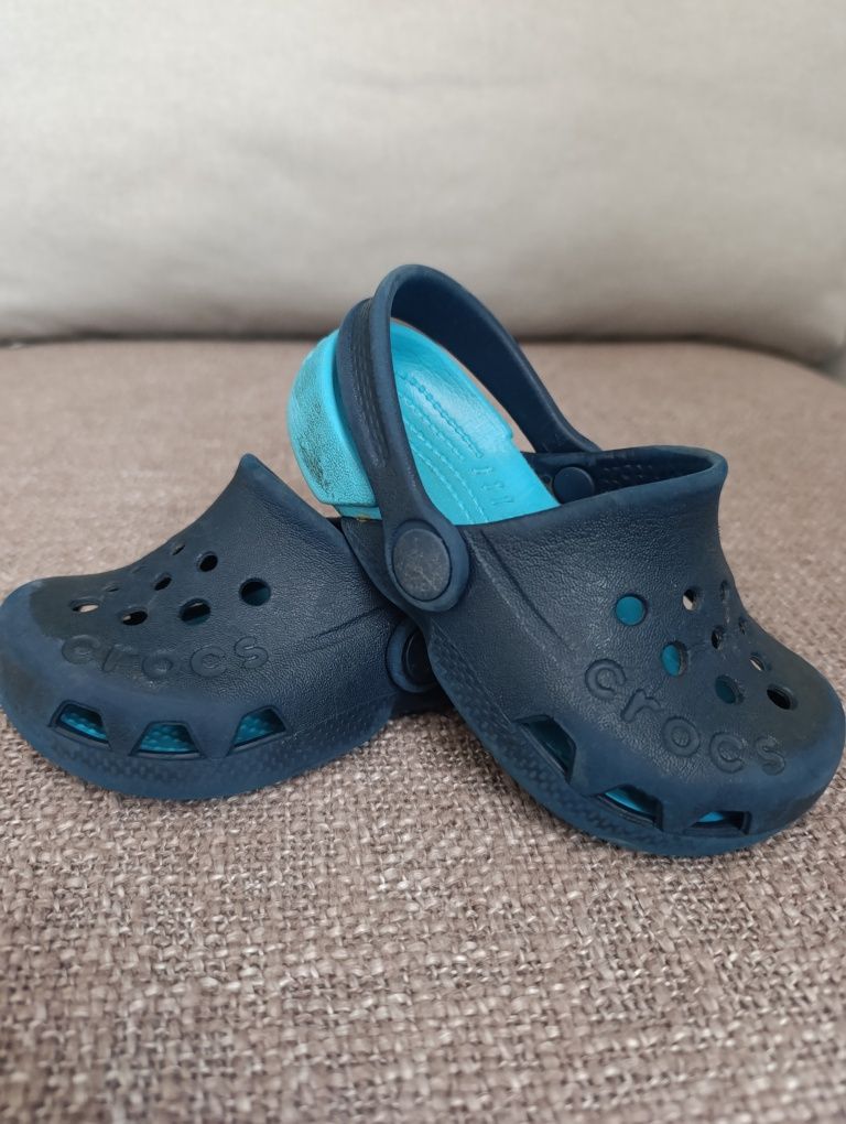Crocs c7 granatowe mule klapki