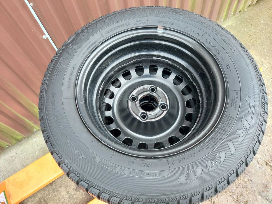 Koła zimowe 185/70 R14 Dębica Frigo 2 OPEL 4x100 opony 4szt ET 39 GM