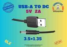 5V USB to DC 3.5×1.35 4.0×1.7 2A кабель для роутера ,фонарика ,лампы