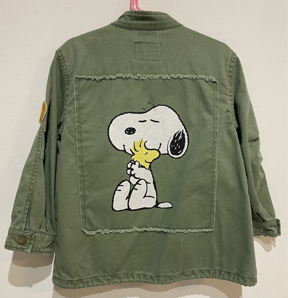 Kurtka Zara Snoopy rozmiar 116