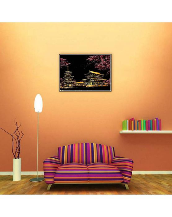 Obraz Zdrapka Zdrapywanka Malowanie Zestaw Tęczowa