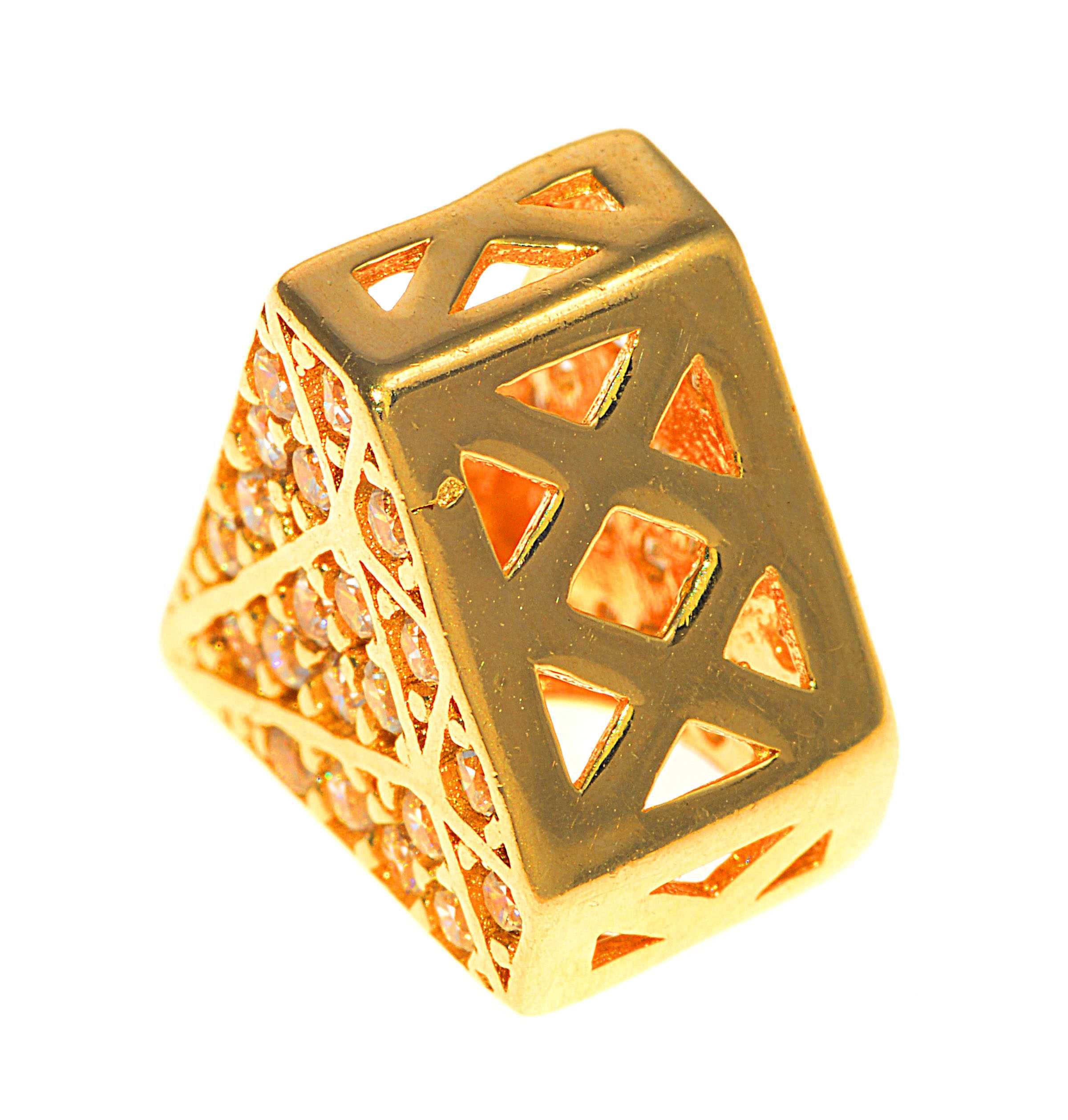 Złoty charms do bransoletki diament 43422