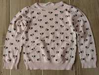 Bluza sweter 98 h&m z pieskami przez głowę