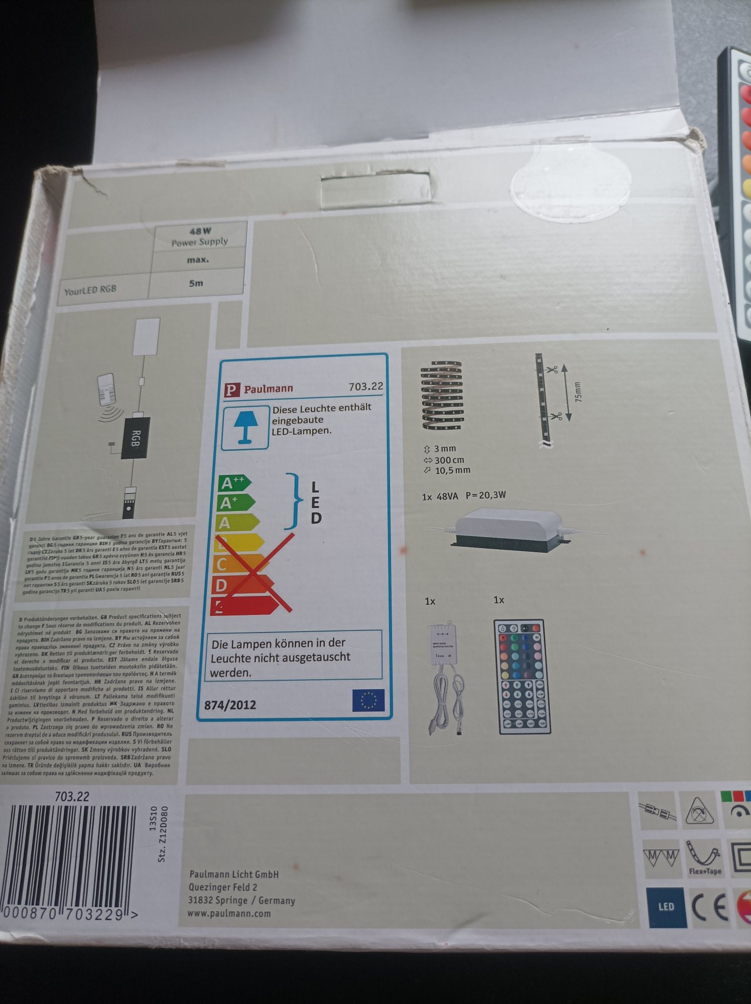 Tasmy led nowe 2×3m