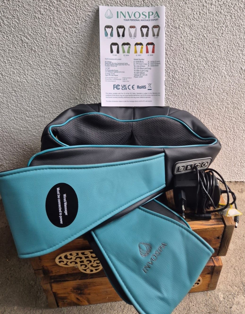 Masażer Shiatsu do masażu pleców, szyi i innych części ciała