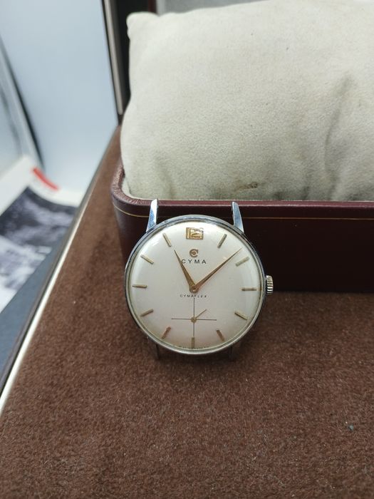 Zegarek cyma  cymaflex swiss mechaniczny unikat