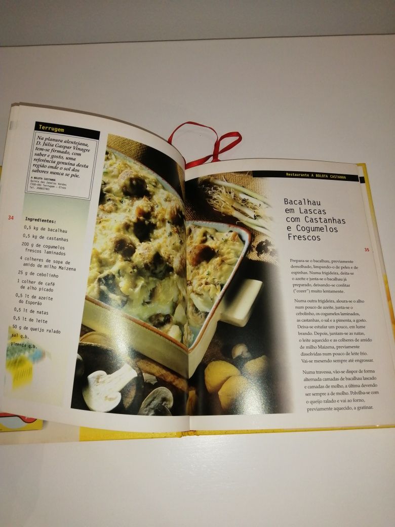 2 livros de receitas