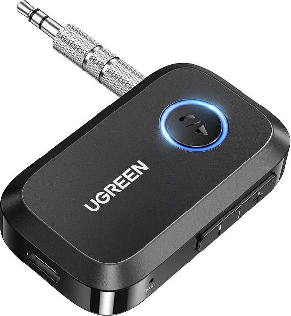 Bluetooth-адаптер Ugreen Bluetooth 5.3 приймач адаптер 3.5 мм Black