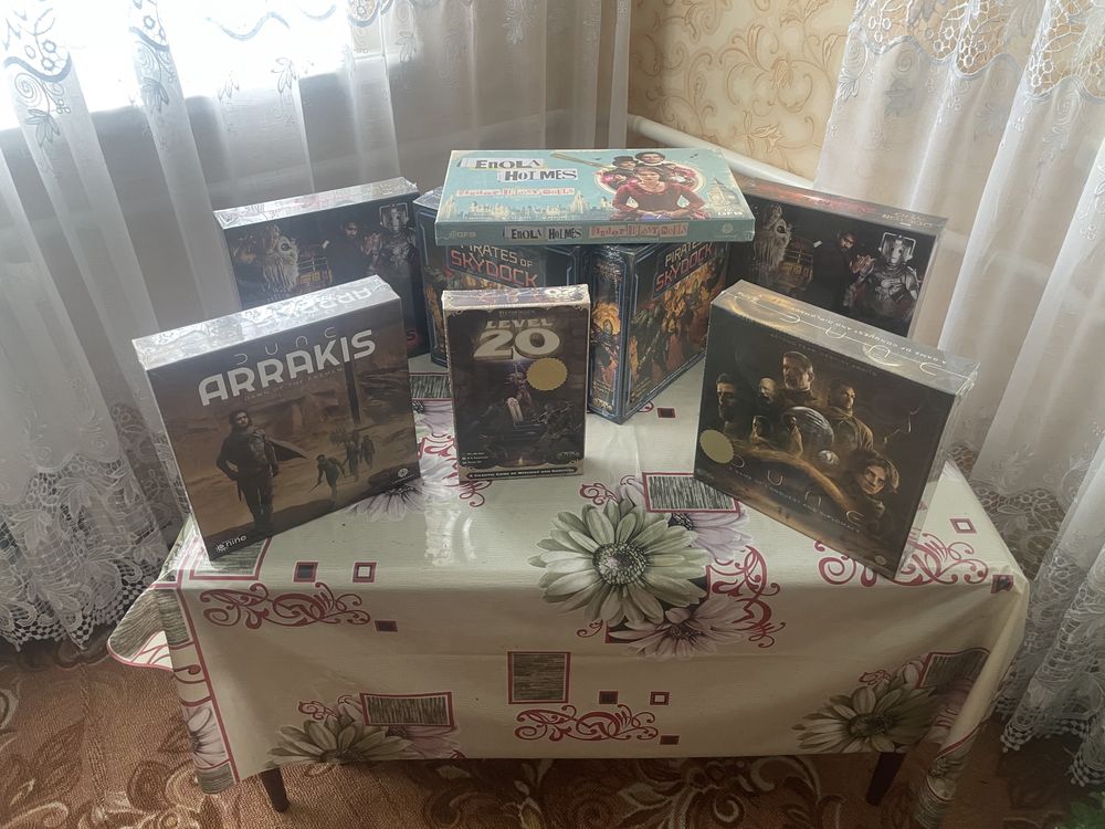 Продам настільні ігри всі нові не розпаковані