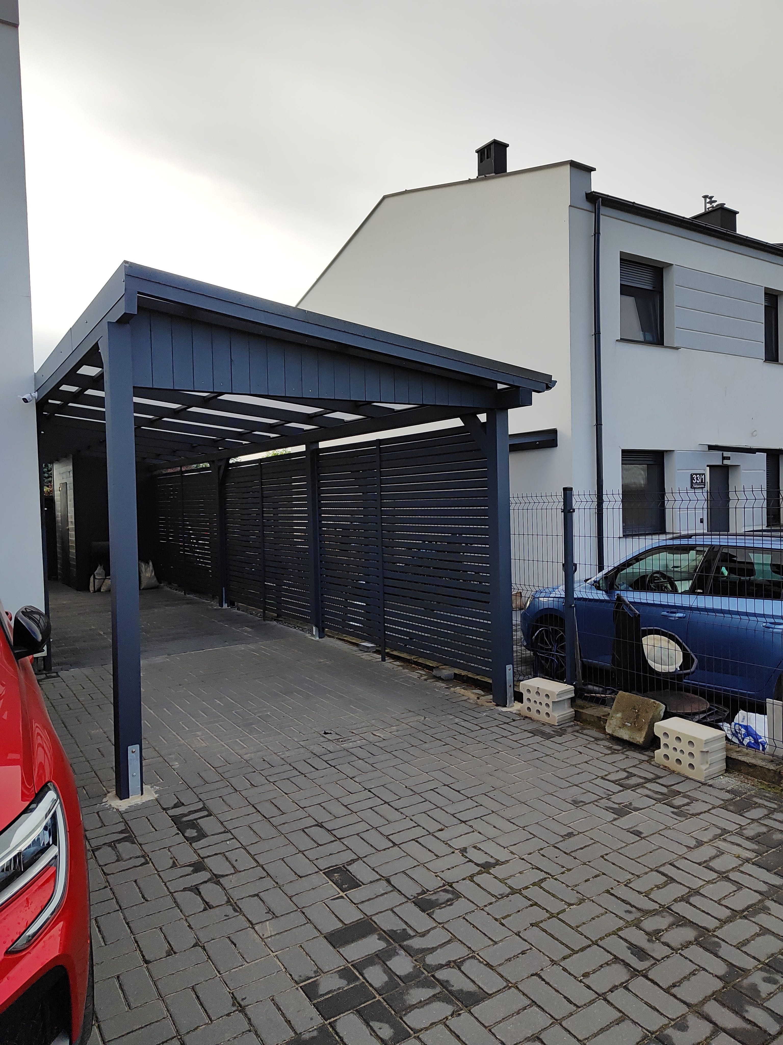 Carport, wiata garażową, zadaszenie