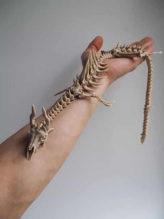 Скелет дракона - 3д фігурка