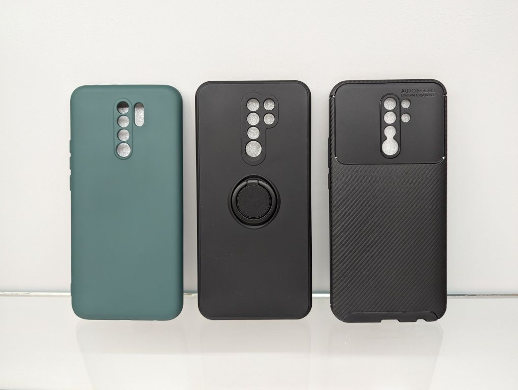 Противоударный чехол Xiaomi REDMI 9 с кольцом чохол