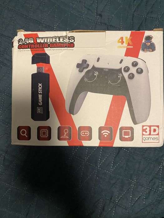 Konsola retro gry 256gb gamestick 4k