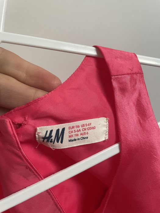 H&M sukienka dla dziewczynki rozm. 116