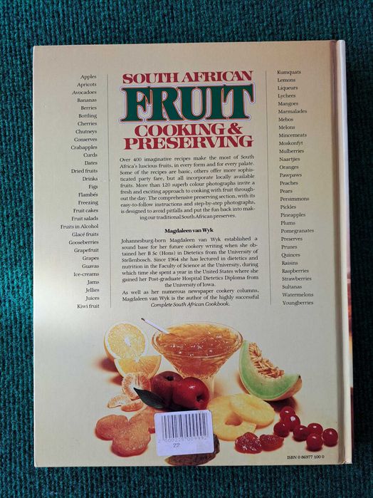 South African Fruit Cooking & Preserving - Magdaleen van Wyk
