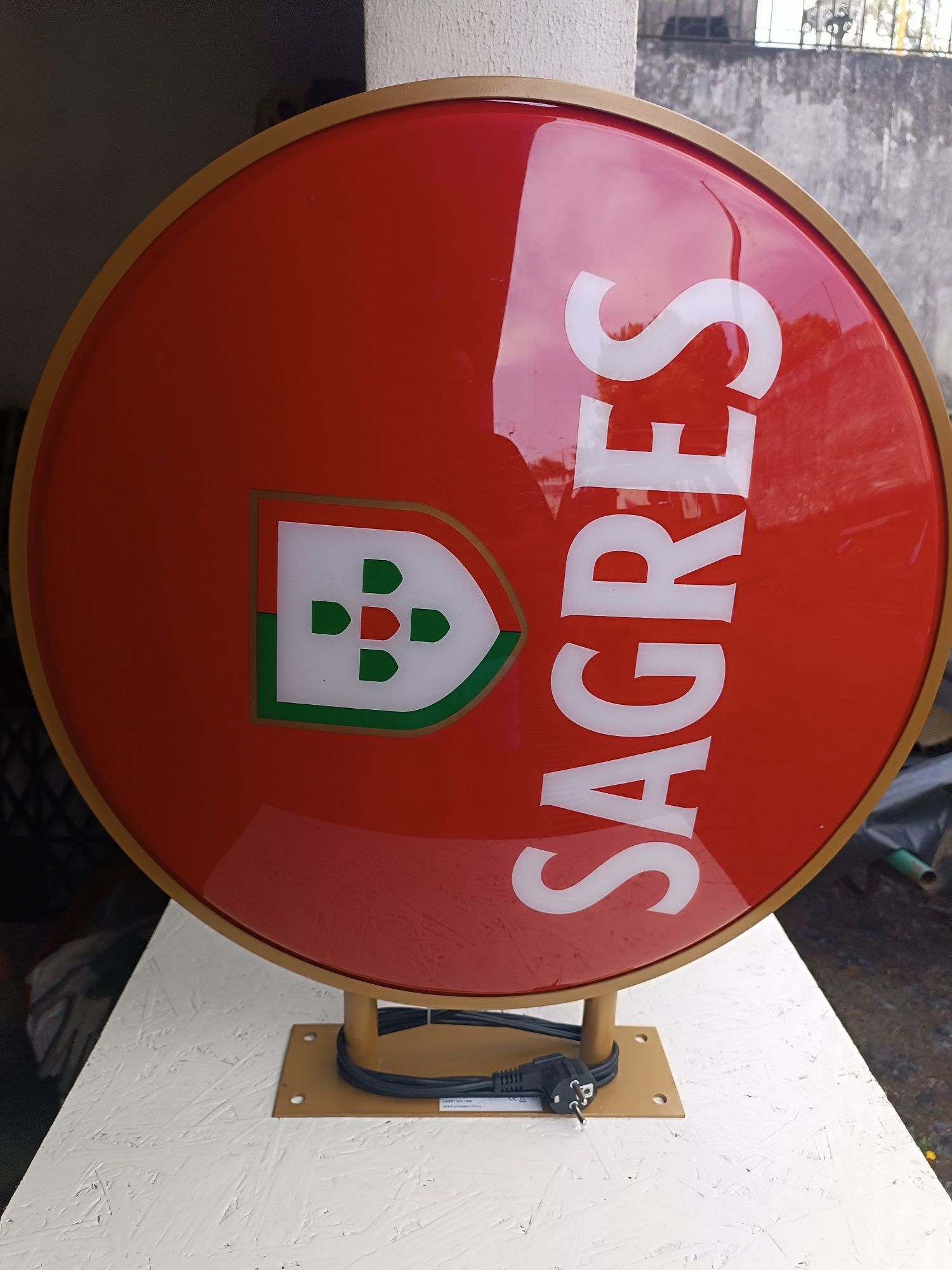Reclame luminoso Sagres Novo