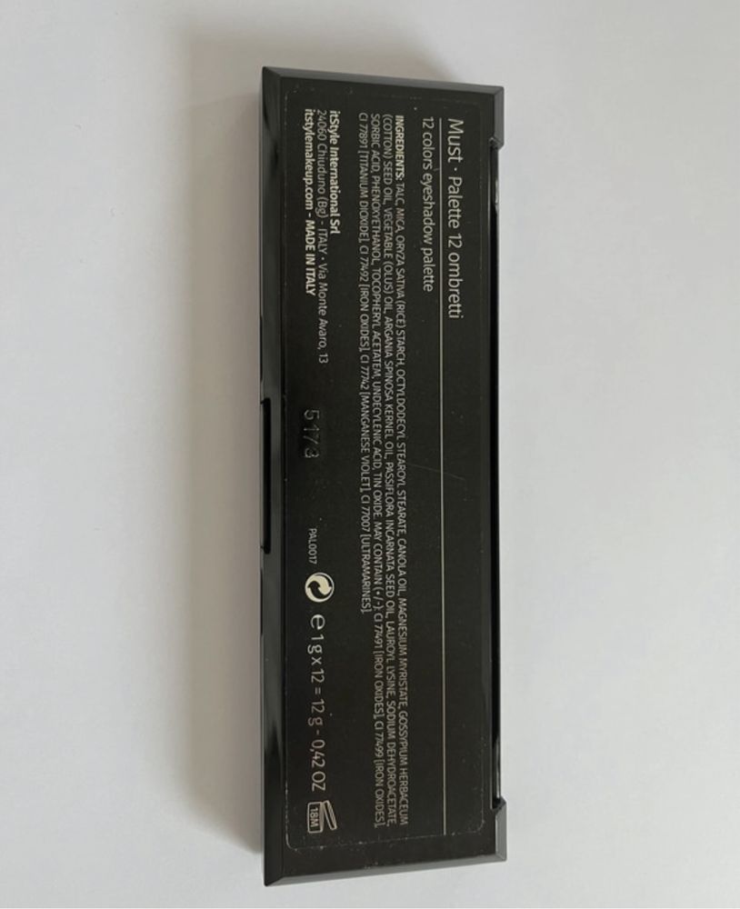 Paleta de sombras