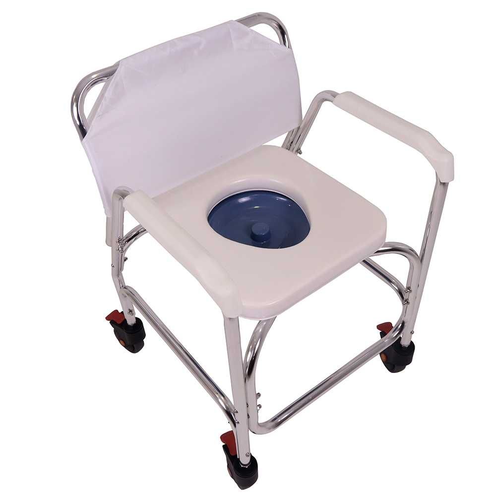 Cadeira de Banho e Sanitária com Rodas