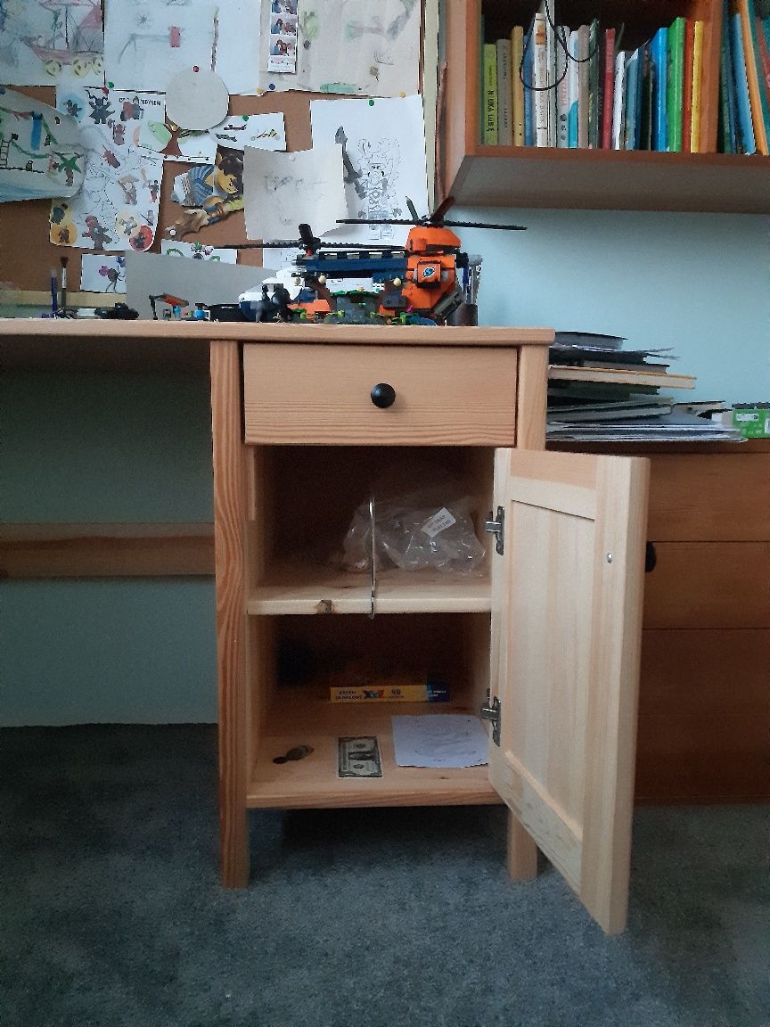 Biurko Prestige I małe drewniane