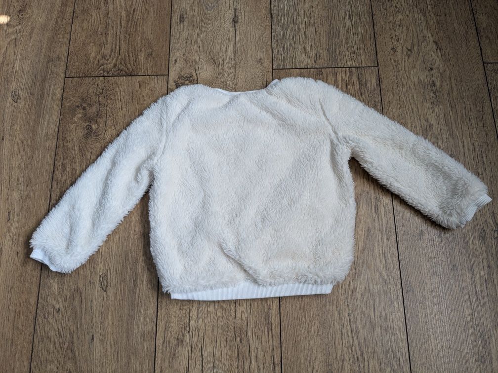 Bluza/Sweterek miś biały 104