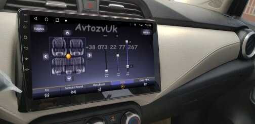 Магнитола MARCH Nissan MICRA NOTE Микра GPS USB 2 дин CarPlay Android