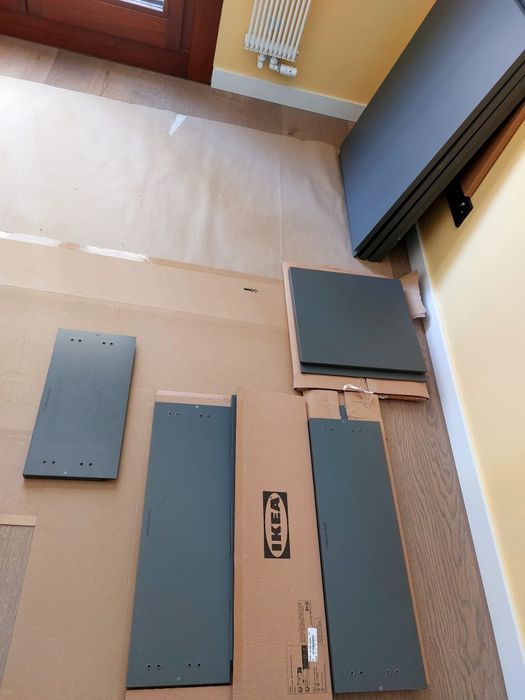 Nowe fronty front panel kuchnia kuchenne ikea VOXTORP ciemnoszary