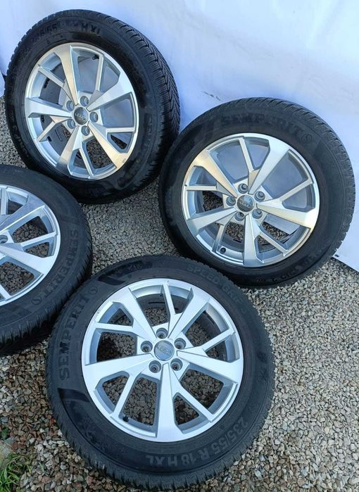 Koła Zimowe Audi Q2 Q3 Q4 Skoda Kodiaq Volkswagen Tiguan 18 Cali 5x112