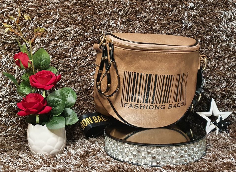 Torebka Brązowa Fashion Bags damska tzw. Chlebaczek