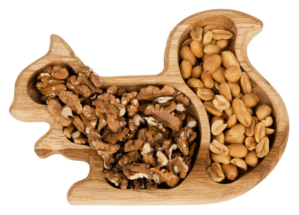 Podstawka Dębowa "Wiewiórka" Na Przekąski - Zabawna Podstawka