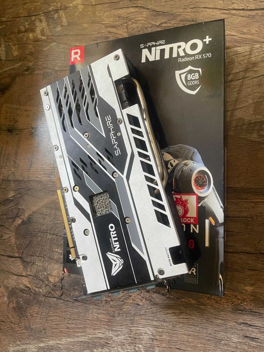 Rx 570, 580 8Gb Sapphire Nitro+. Відеокарта ігрова.