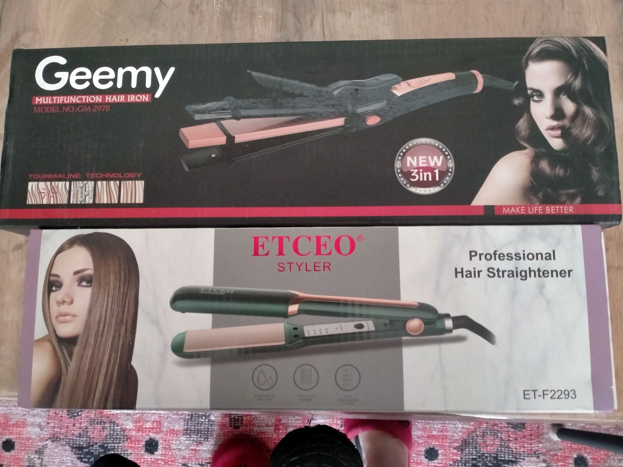 Міні-випрамлячі Baby liss PRO i Rowenta