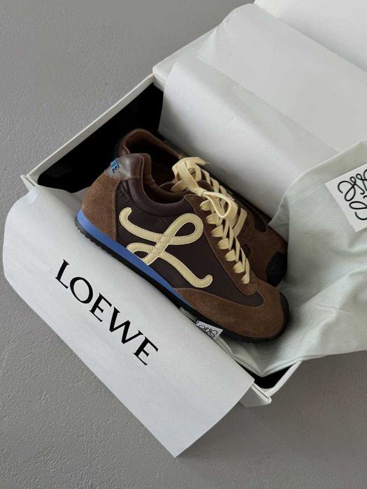 Жіночі кросівки LOEWE Ballet Runner 2.0 коричневий lw002 ТОП