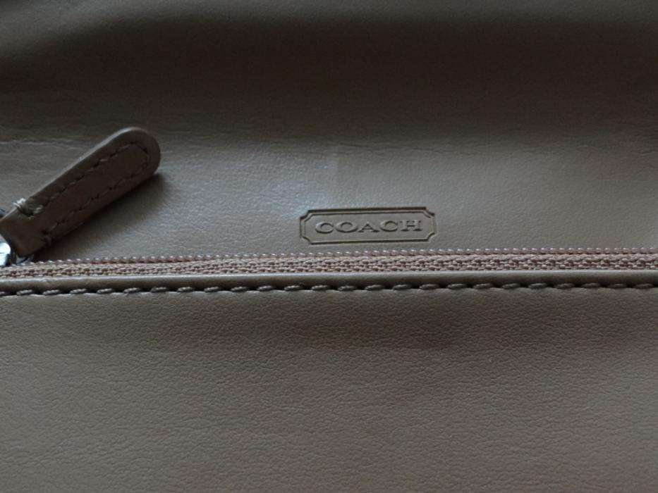 COACH oryginalny portfel torebka nowy skóra naturalna