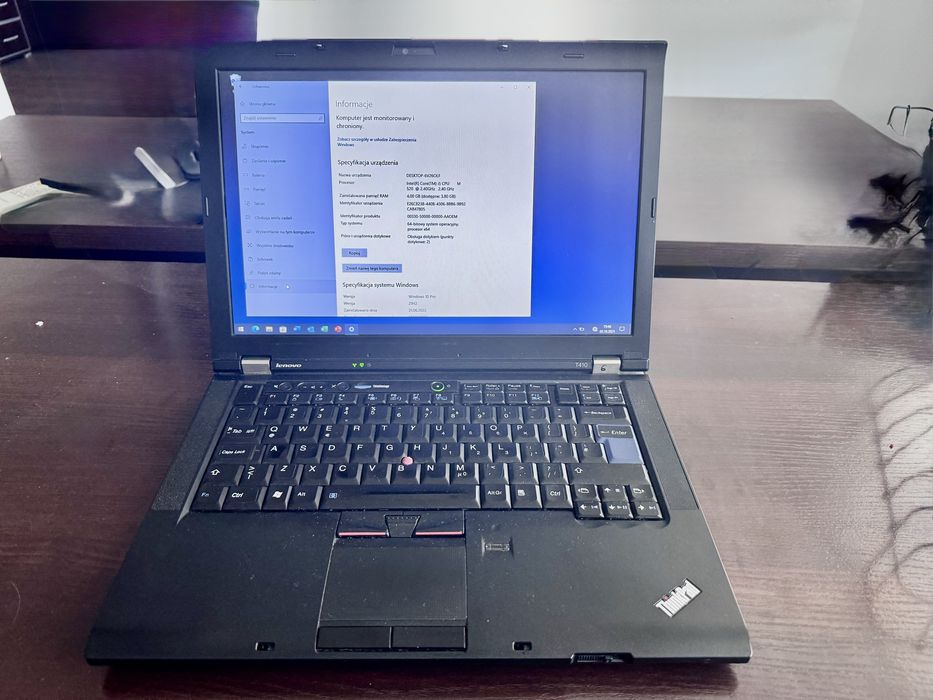 Lenovo Thonkapd T410 i5 4GB 120SSD win 10 pro