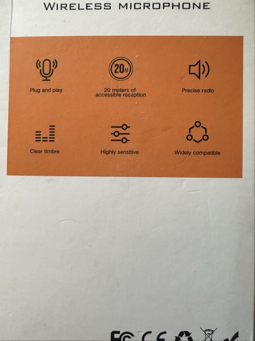Петличка, мікрофон для телефону. Бездротовий набір 2 шт