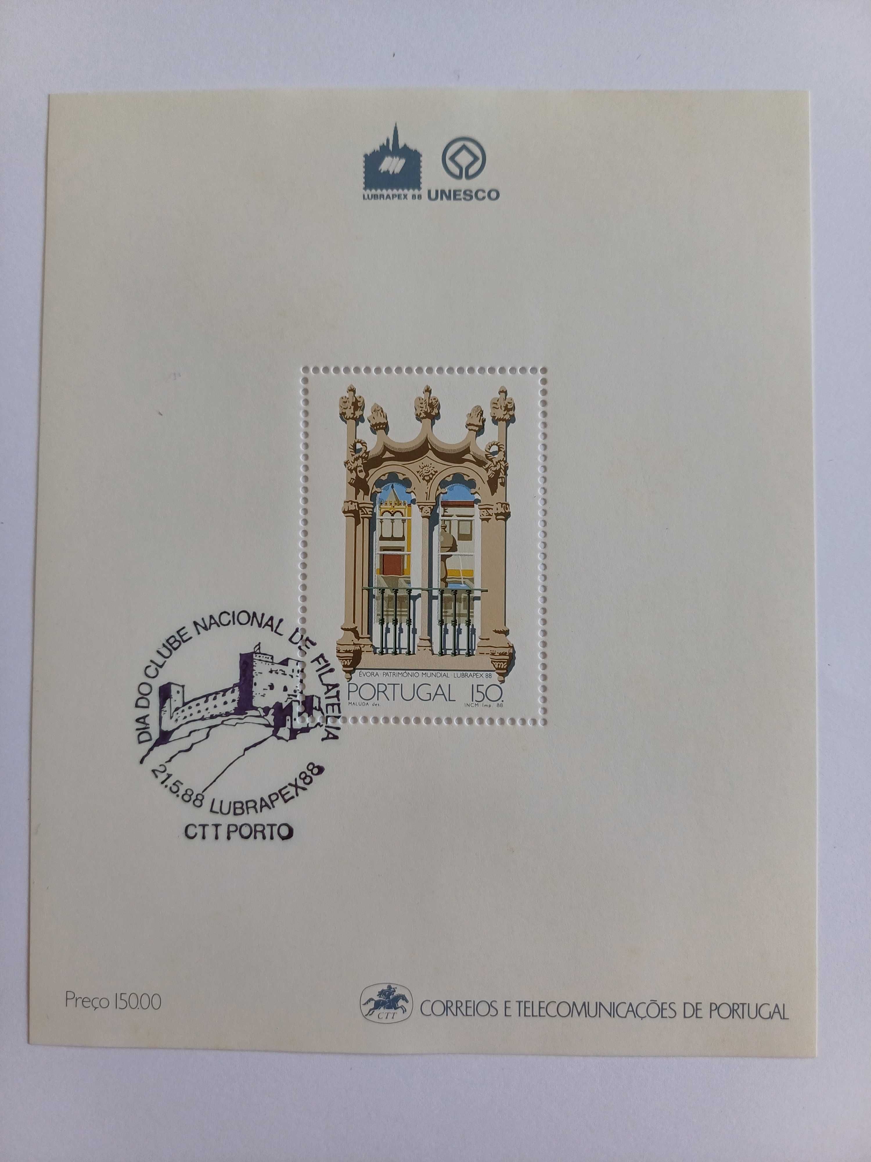 Filatelia - Portugal – 3 blocos Europa CEPT, 1982