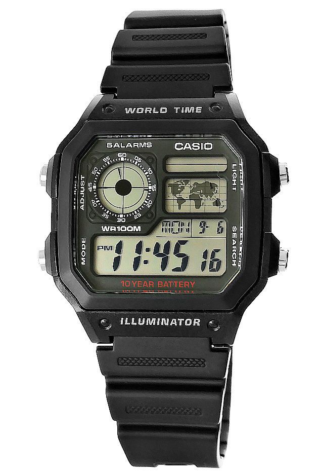 zegarek męski casio ae-1200wh-1avef