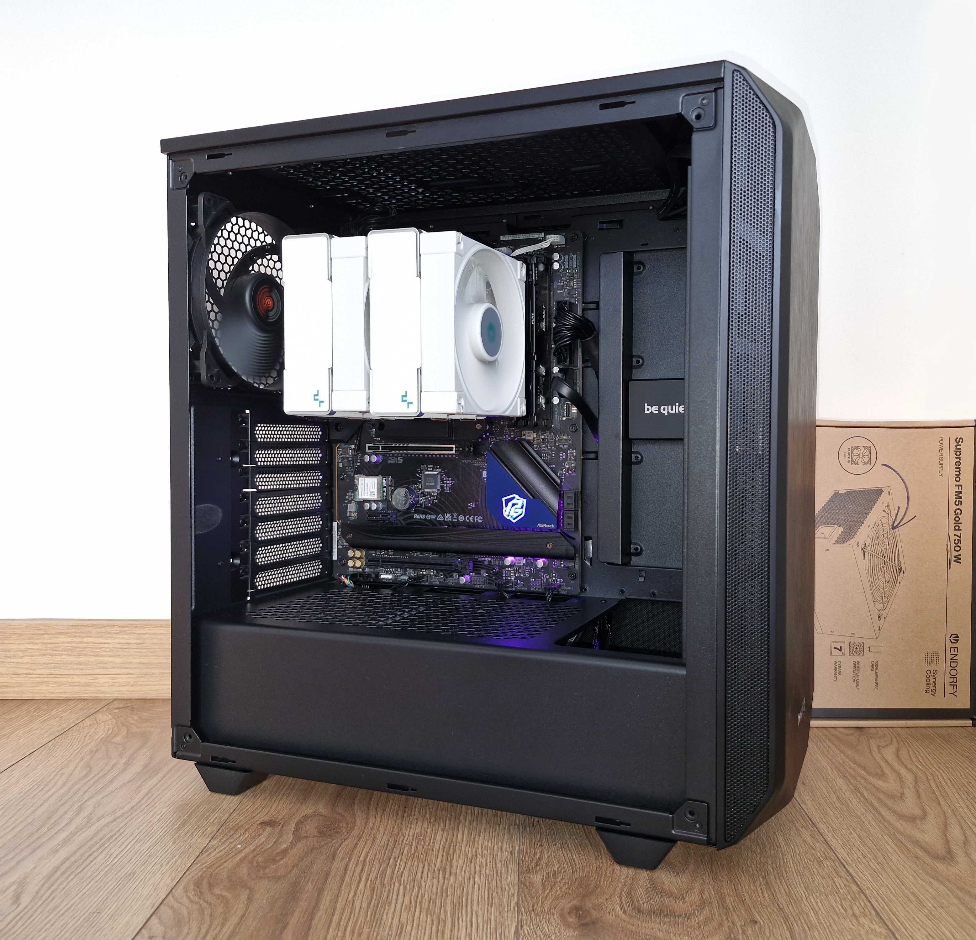 R5 7600 AM5, B650E PG RIPTIDE, DDR5, FM5 750w, 1TB, AK620 - GWARANCJA