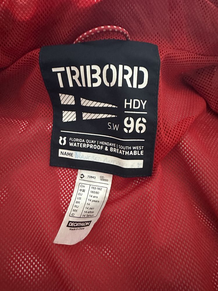 Tribord  corta vento 14 anos