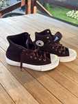Converse trampki bordowe