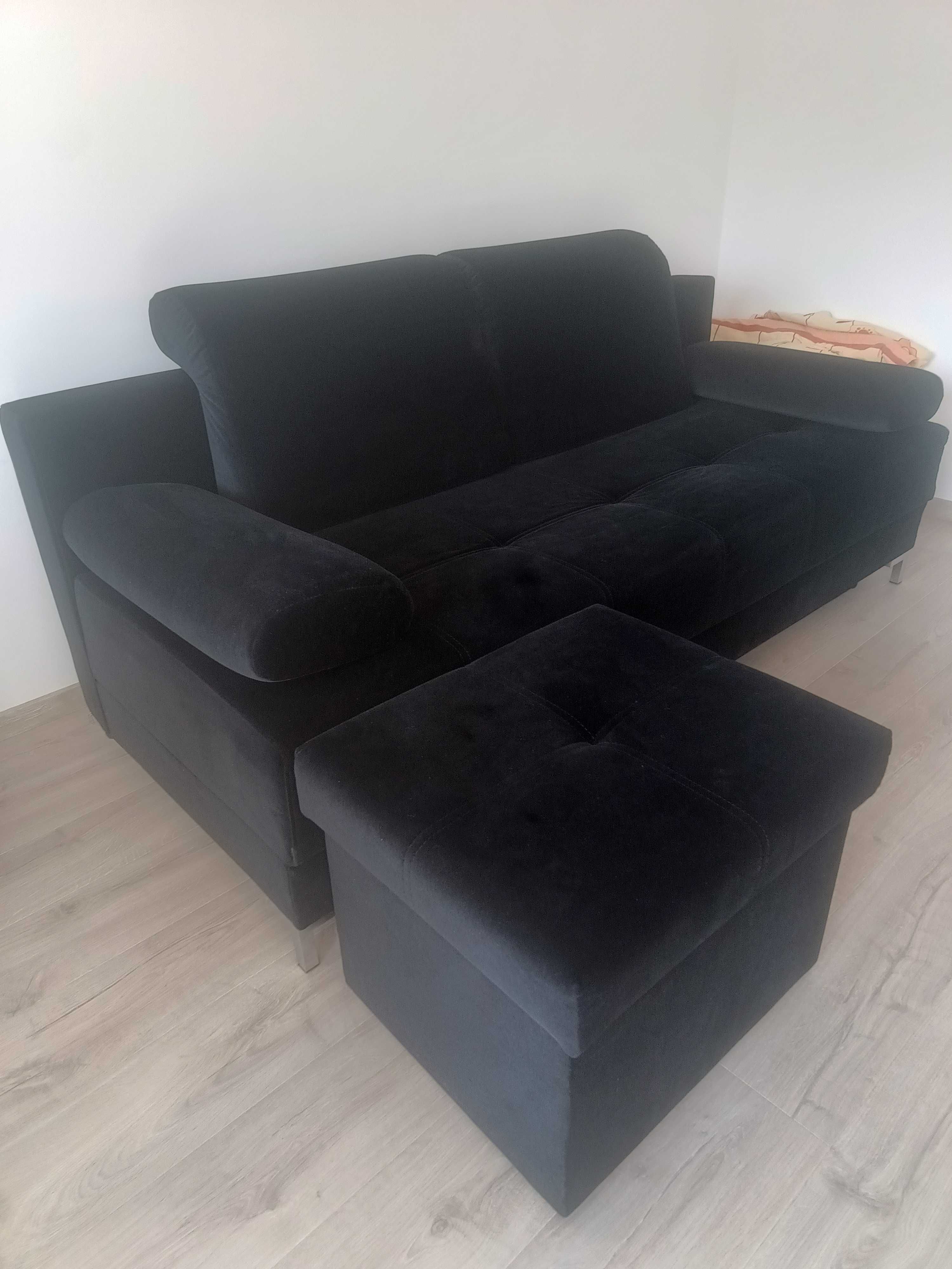 Wersalka sofa z dostawką