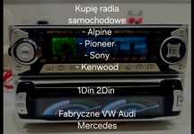 Radio samochodowe Alpine Sony Pionner VW AUDI 2DIN