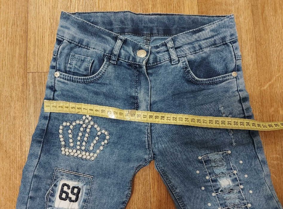 Джинсы Штаны для девочки 6-8 лет