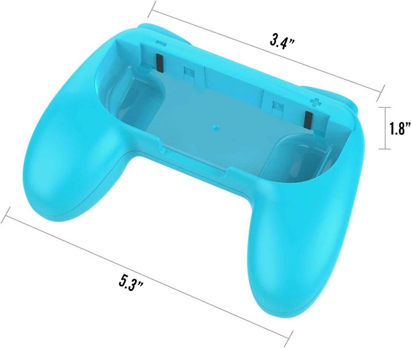 MoKo Uchwyty kompatybilne z kontrolerem Joy-Con Nintendo. 2 sztuki ABS