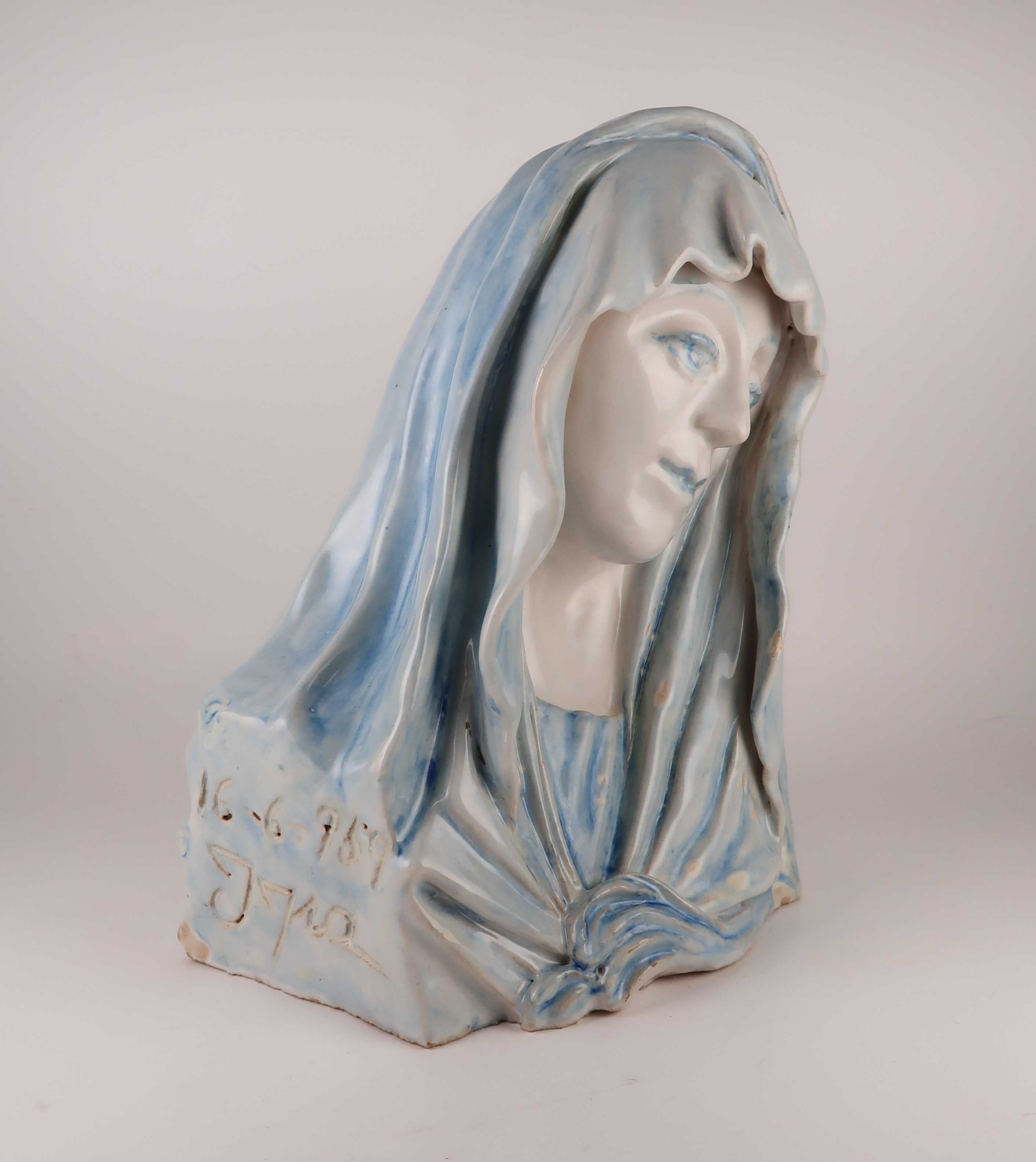 Escultura de Busto de Nossa Senhora - 1959