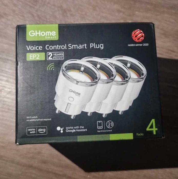 Inteligentne gniazdko sterowane głosem voice control smart plug