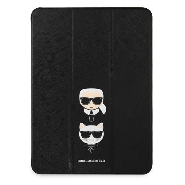 Etui Karl Lagerfeld Saffiano do iPad Pro 12.9" 2021 - Czarny