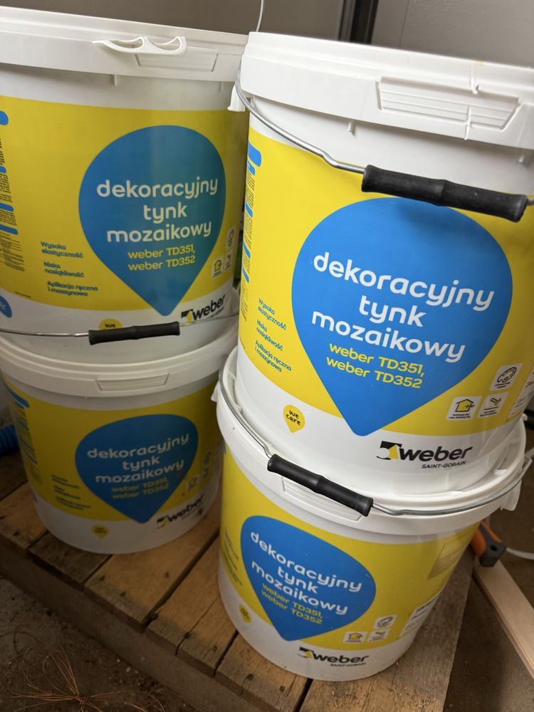 Tynk dekoracyjny mozaikowy WEBER TD351 TD352