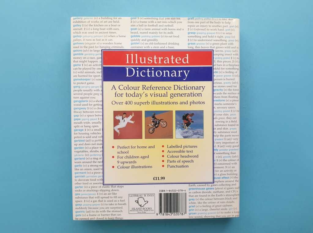 Dicionário de Inglês "Illustrated Dictionary"